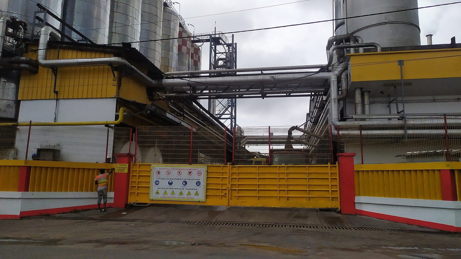 L’usine des Brasseries du Cameroun dans le quartier Bali, à Douala